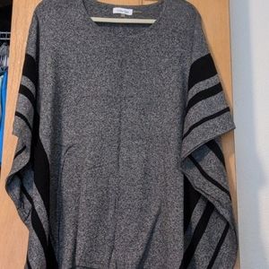 Calvin Klein knit poncho L/XL NWOT